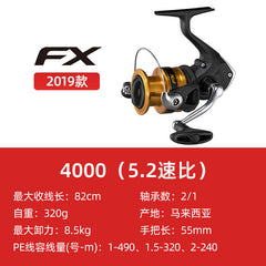 SHIMANO FX Spinnrolle für Brandungsangeln und Köderfischen