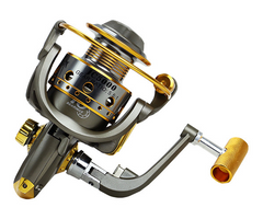 10 Axis Metal Fishing Reel with Handle and Gear